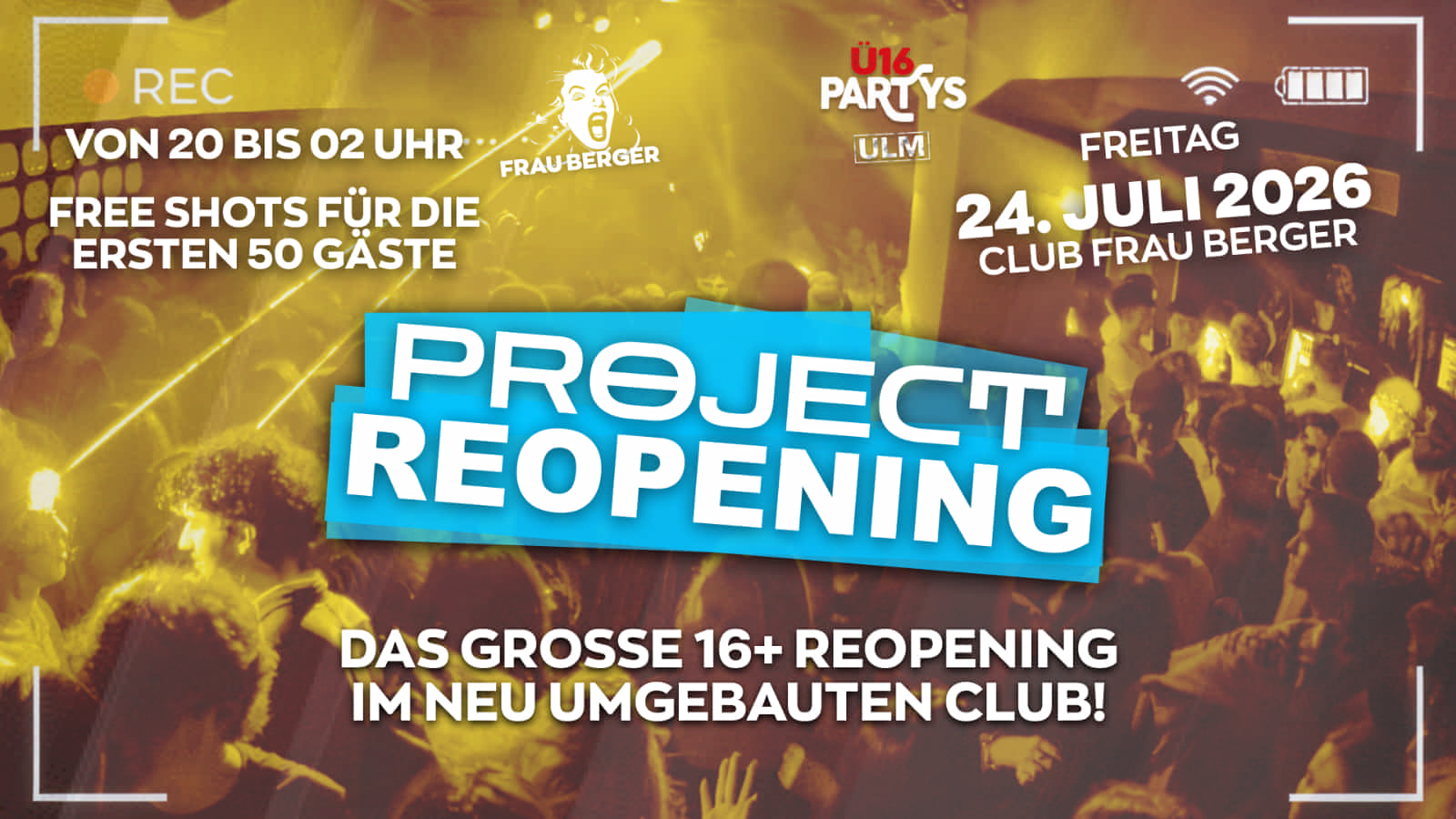 PROJECT REOPENING nach Umbau